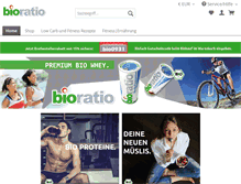 Tablet Screenshot of bioratio.com